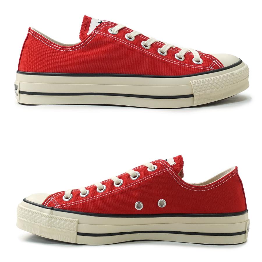 コンバース CONVERSE スニーカー メンズ レディース ローカット キャンバス オールスター J  OX レッド 赤 CANVAS ALL STAR J OX｜g-fine｜05