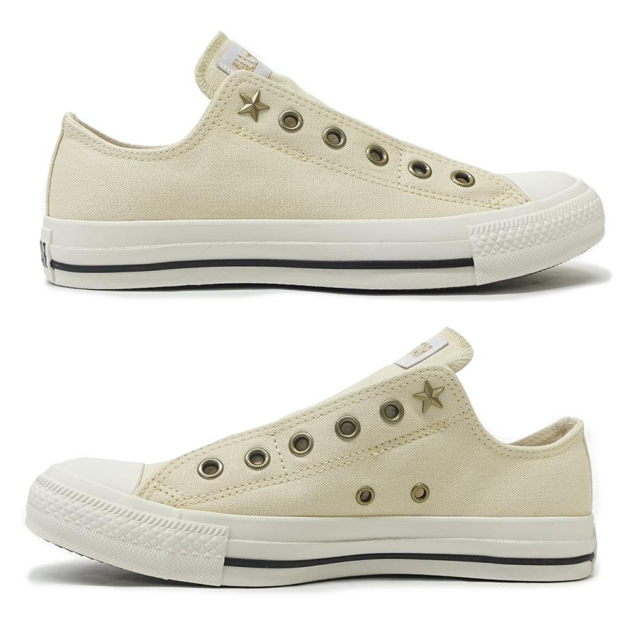 コンバース CONVERSE スニーカースリッポン メンズ レディース ローカット オールスター AG スリップ OX エクリュ ALL STAR AG SLIP アイボリー オフホワイト系｜g-fine｜05