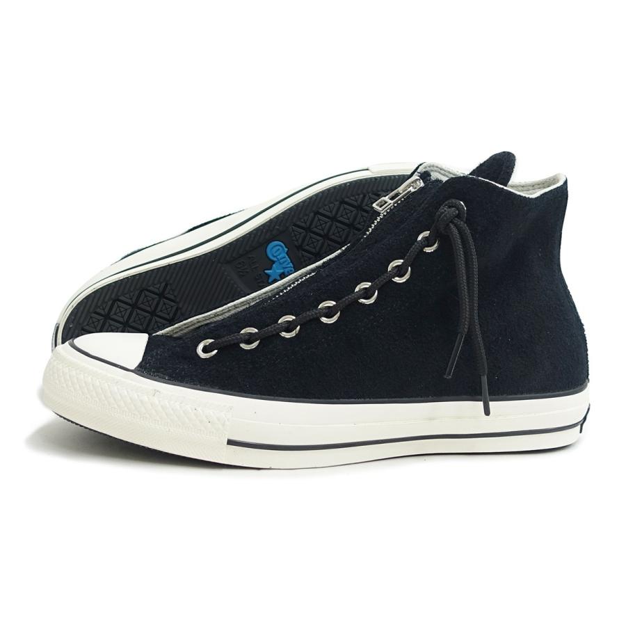 コンバース Converse スニーカー メンズ レディース ハイカット スエード オールスター 100 センタージップ Hi ブラック 黒 Suede All Star 100 Centerzip Hi ガレージファインヤフー店 通販 Yahoo ショッピング