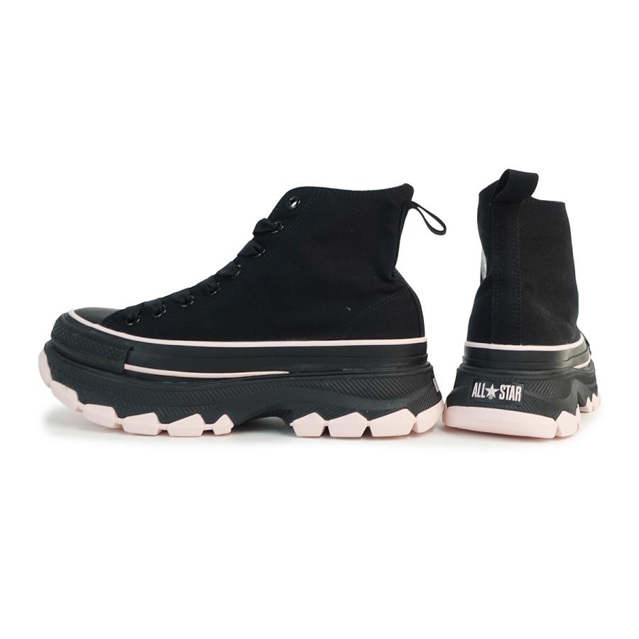 コンバース ブラック ハイカット スニーカー 厚底 TREKWAVE CONVERSE スニーカー コンバース ALL STAR TREKWAVE Z HI