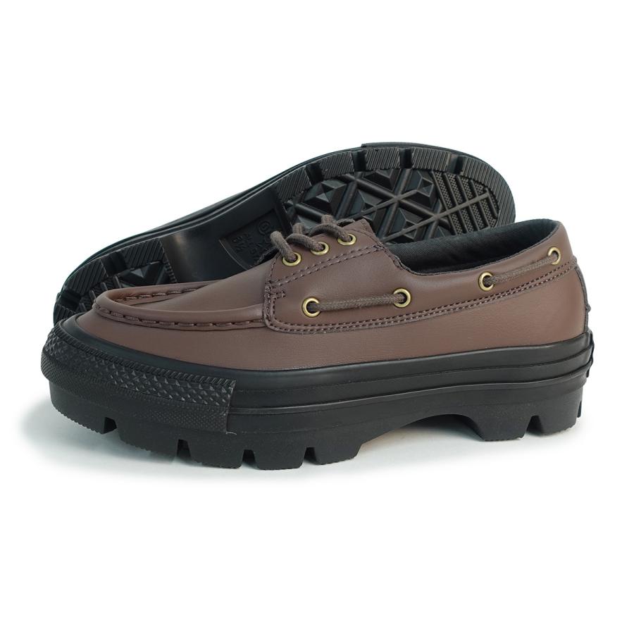 コンバース CONVERSE メンズ レディース 厚底 オールスター チャンク MS OX ダークブラウン/ブラック ALL STAR CHUNK MS OX マリンスター CONVERSE（コンバース） メンズ レディース 厚底 オールスター