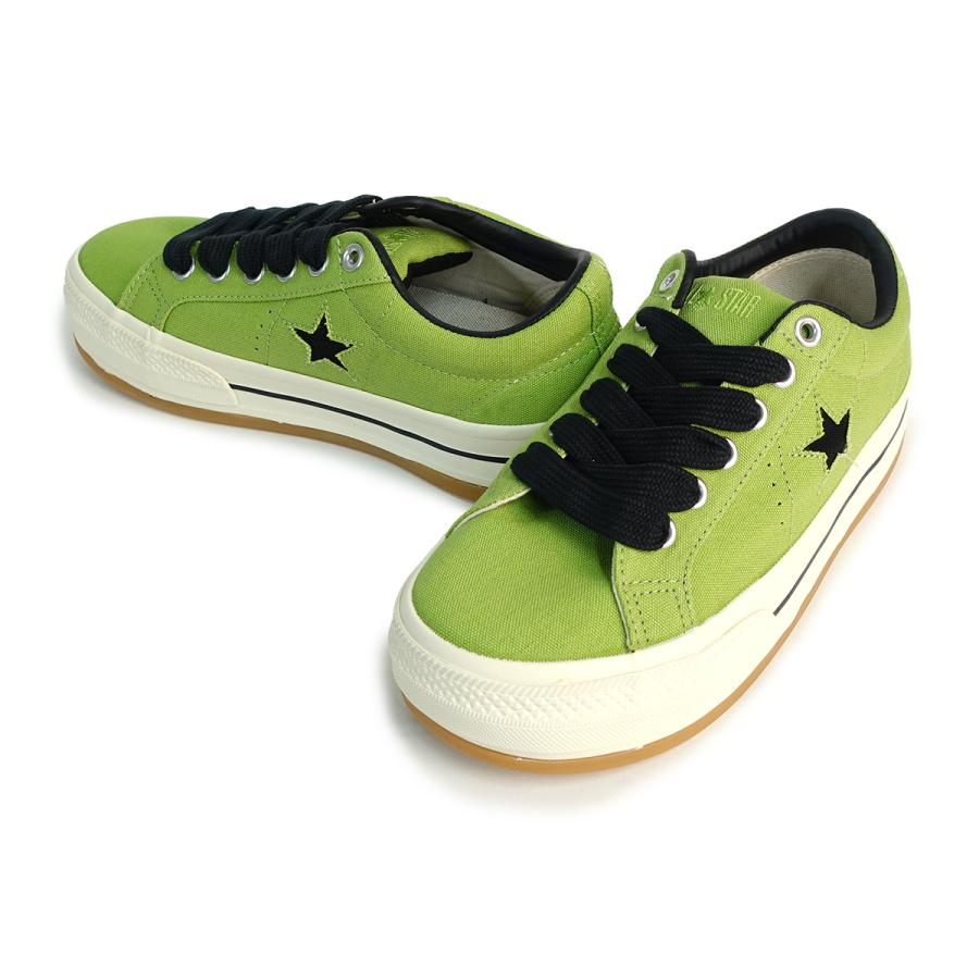 コンバース CONVERSE スニーカー メンズ レディース ローカット 厚底　ワンスターボーダースター OX ライトグリーン ONE STAR BOARDERSTAR OX