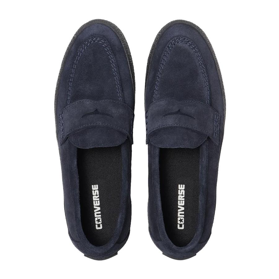 コンバース CONVERSE メンズ レディース ローファー スニーカー  CS ローファー II SK ネイビー/ブラック CS LOAFER II SKの画像
