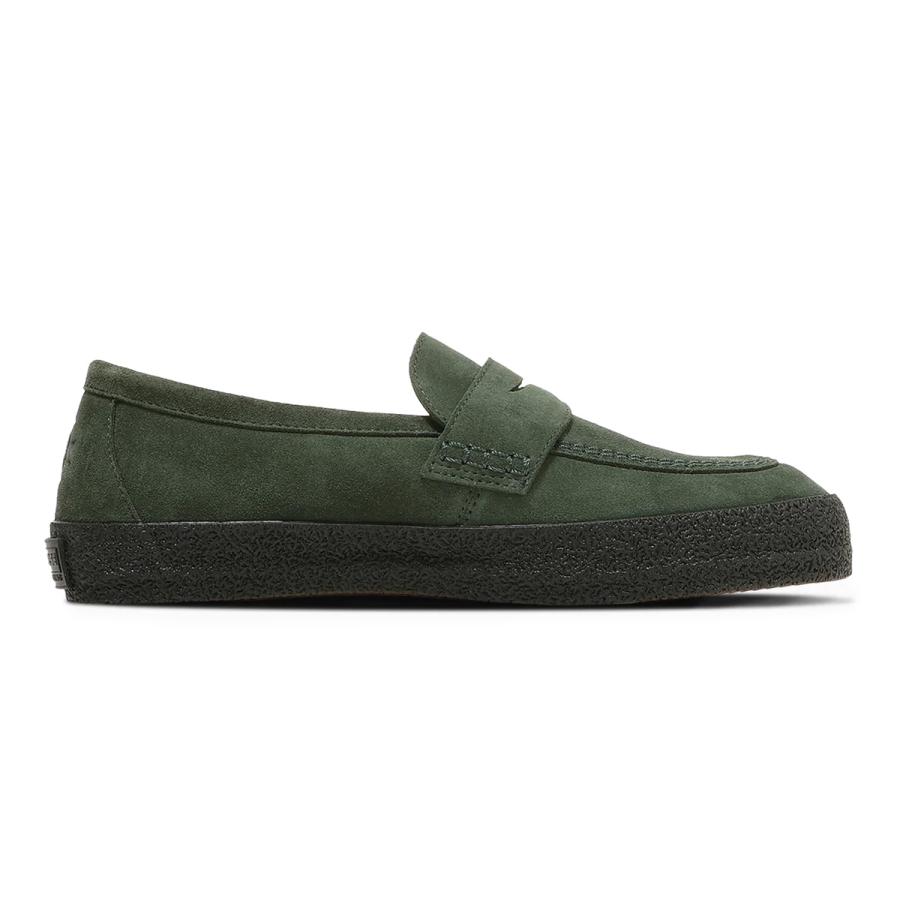 コンバース CONVERSE メンズ レディース ローファー スニーカー  CS ローファー II SK ダークグリーン/ブラック CS LOAFER II SKの画像