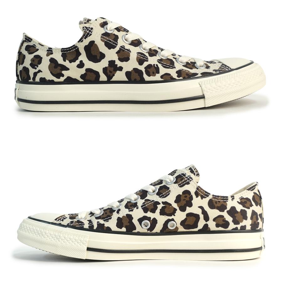 コンバース CONVERSE スニーカー ローカット メンズ レディース オールスター LD OX ベージュ レパード柄 レオパード ヒョウ柄 ALL STAR LD OX_4