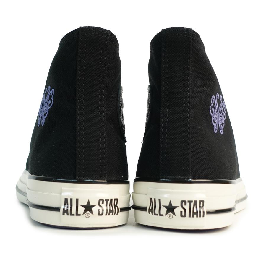 コンバース CONVERSE アナスイ スニーカー レディース ハイカット オールスター エイジド HI/ アナ スイ ブラック/パープル ALL STAR AGED HI / ANNA SUIの画像
