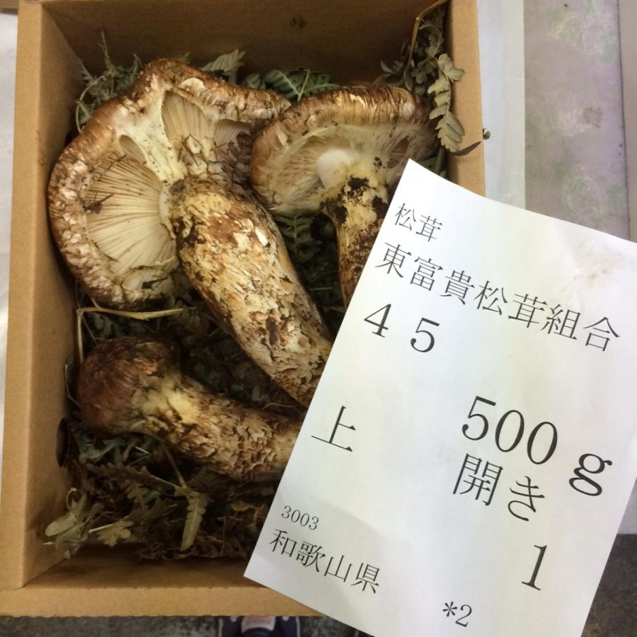 和歌山県産　松茸 和歌山県産マツタケを有田川町の産地直売所で購入、香りが違う