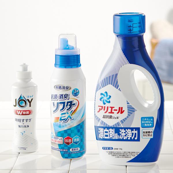P&G ギフト工房 抗菌除菌・アリエール＆ジョイセット SAJ-40V ギフト 贈り物 お祝い 内祝 お中元 洗濯 洗濯用洗剤 液体洗剤 詰め替え セット お取り寄せ｜g-hokkaido｜02
