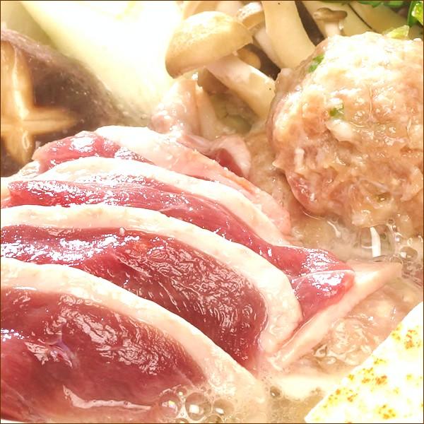 肉の山本 北海道産 鴨鍋セット (合鴨つみれ付き/塩味/2-4人前) 肉 かも鍋 スープ 鴨肉 ギフト 贈り物 お礼 お返し のし 北海道 グルメ お取り寄せ｜g-hokkaido｜03