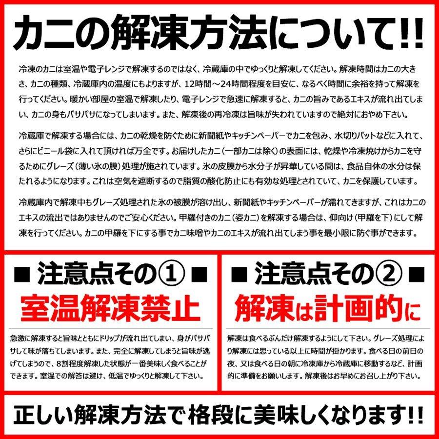 カニ 訳あり ズワイガニ 3kg箱 (姿/5尾入り/ボイル済み/冷凍) 北海道 ずわい ずわいかに ズワイ グルメ お取り寄せ｜g-hokkaido｜10