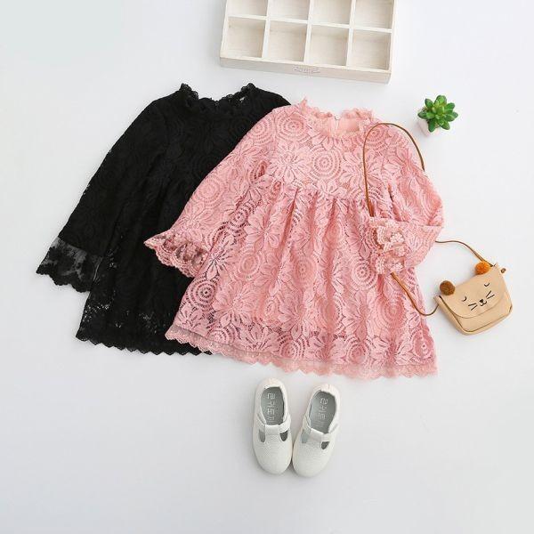 子供服 ワンピース おしゃれ 長袖 ドレス 女の子 キッズ 結婚式 子供ドレス ベビードレス 90 100 110 1 130 140 春新作の