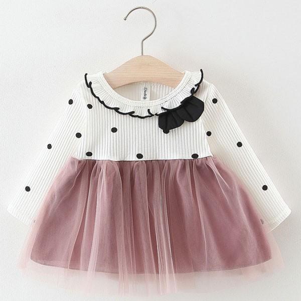 子供服 ワンピース 長袖 ベビー ドレス キッズ フォーマル 女の子
