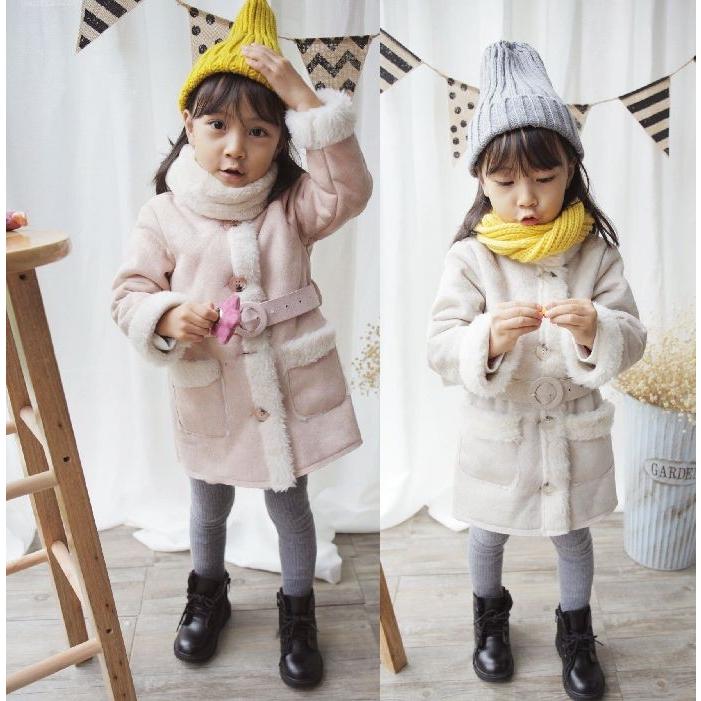 子供服 スタンドカラー ベルト コート ジャケット アウター ピーコート 女の子 90 100 110 1 130 子供ドレスのhumming K 通販 Yahoo ショッピング