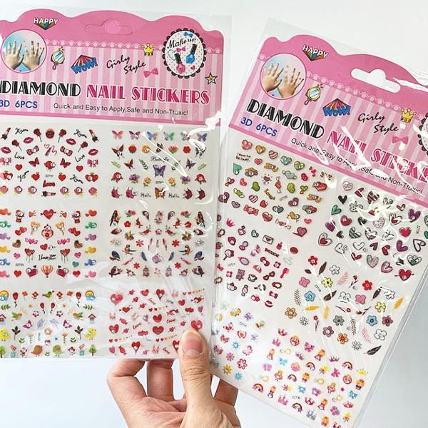 子供用 ネイルシール ラインストーン 6種セット 女の子 コスメ ガール おしゃれ ゆめかわ ネイルアート 爪 9081 9081 子供ドレスのhumming K 通販 Yahoo ショッピング