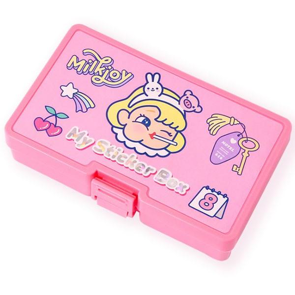 シール Milkjoy ステッカー ボックス ゆめかわ デコレーション ピンク ケース Bentoy かわいい 雑貨 送料無料 9086 9086 子供ドレスのhumming K 通販 Yahoo ショッピング