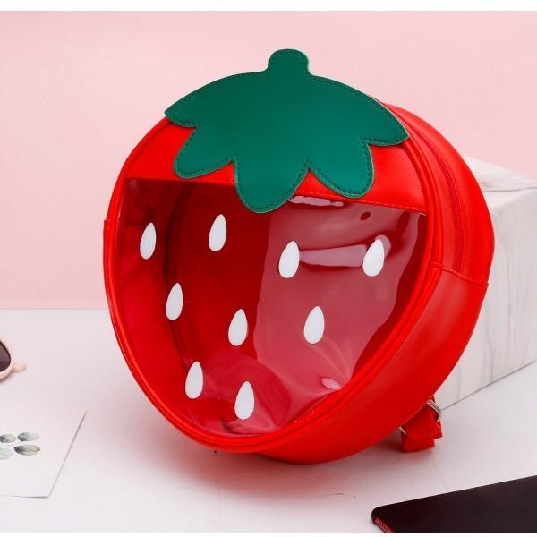 キッズ リュック リュックサック 通園 通学 子供 苺 いちご フルーツ