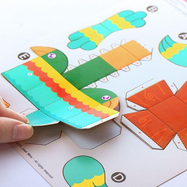 ペーパークラフト 知育 図工 トレーニング 幼児 工作 動物 かわいい Toy012 Toy012 子供ドレスのhumming K 通販 Yahoo ショッピング