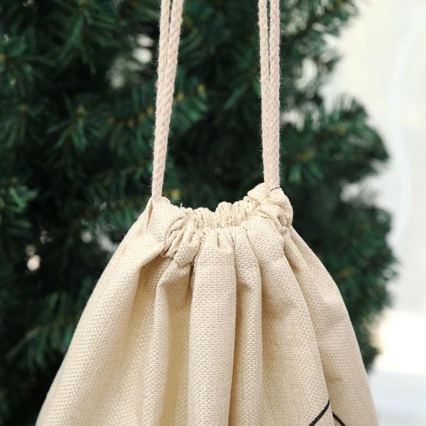 クリスマス ラッピング 袋 大きい リネン バッグ トナカイ ギフト 包装 プレゼント 可愛い おしゃれ X19090｜g-humming｜09