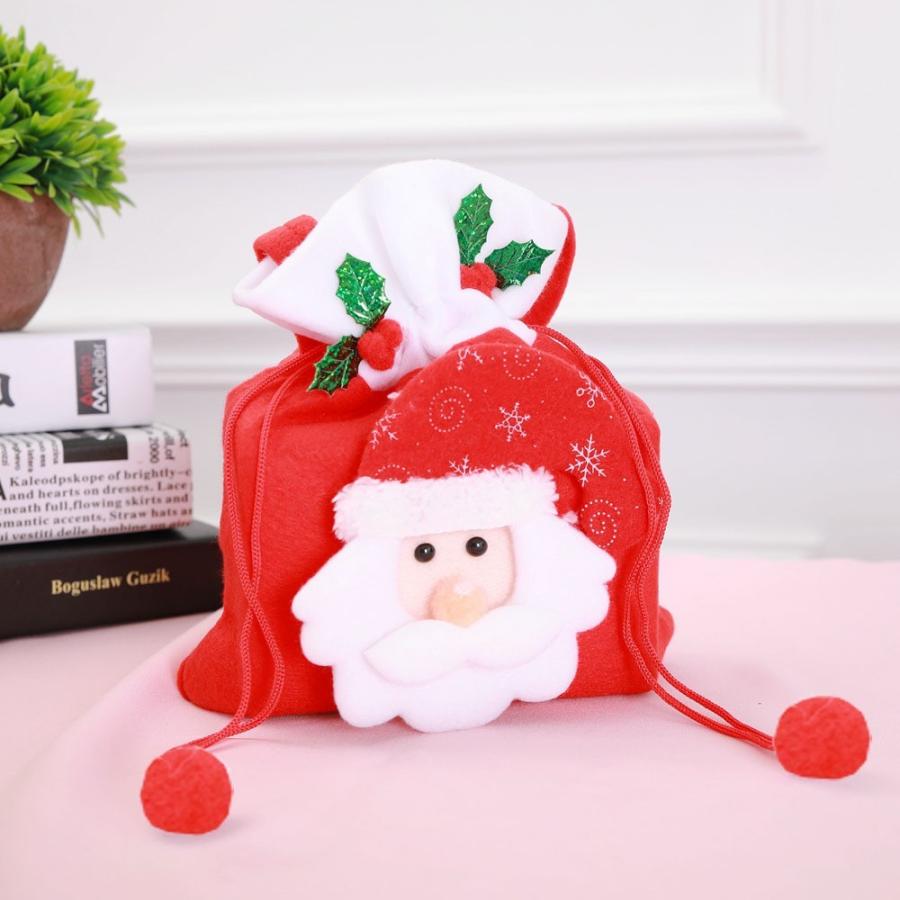 クリスマス ラッピング バッグ 手提げ サンタ 雪だるま シロクマ ギフト 包装 プレゼント X19091 X19091 子供ドレスのhumming K 通販 Yahoo ショッピング