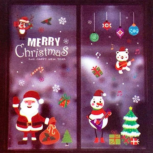 ウォールステッカー クリスマス サンタクロース インテリア ルーム デコレーション 装飾 転写 窓 壁紙 シール かわいい パーティー X1015 X1015 子供ドレスのhumming K 通販 Yahoo ショッピング