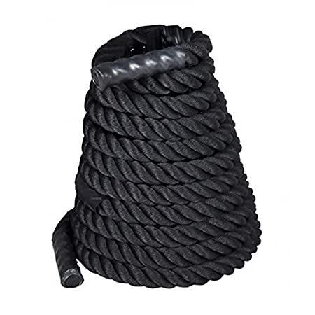 特別価格Battle Rope, 2" Diameter 49Ft Length, Durable Protective Sleeve -100% Poly 好評販売中 ロープ