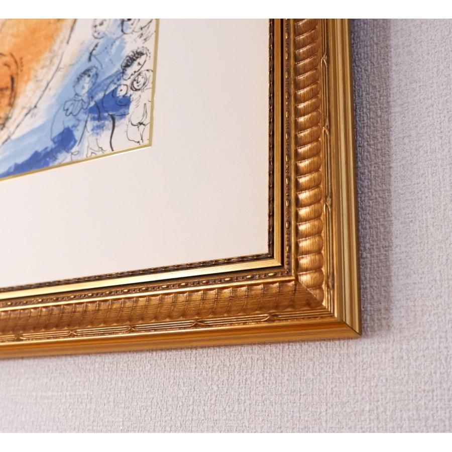 マルク・シャガール「アコーディオン弾き」リトグラフ