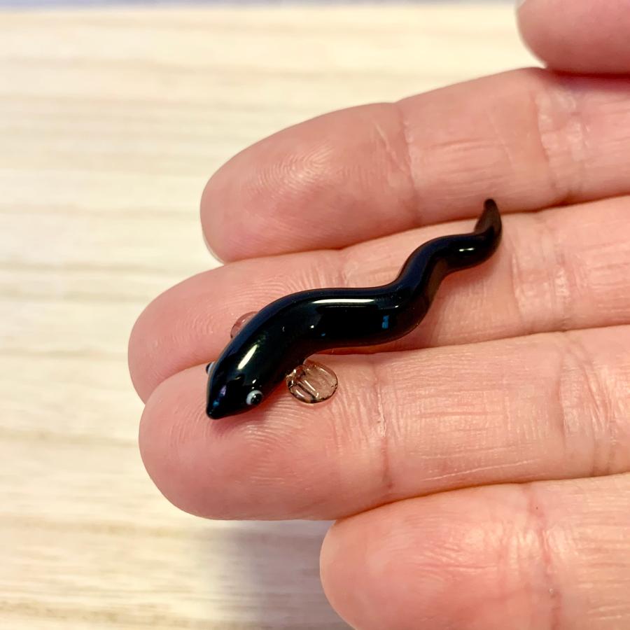 ミニガラス細工 うなぎ 81652 KYGK702 ハンドメイド 鰻 ミニチュア人気