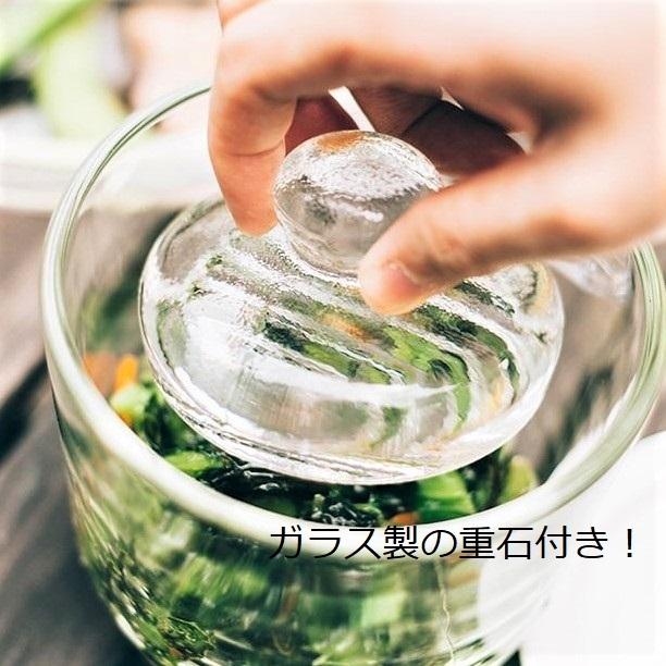 HARIO（ハリオ） ガラスの一夜漬け器 S GTK-S-R 赤 レッド 手軽 漬物