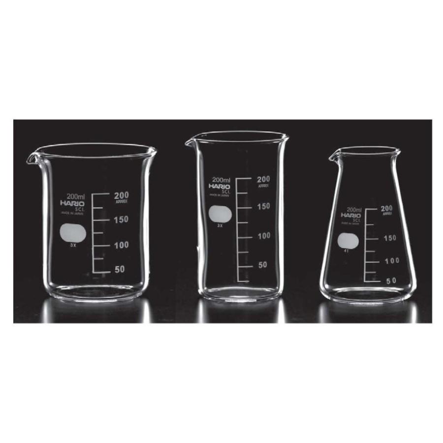 HARIO（ハリオ） ビーカー200ml 理化学品 日本製 B-200-H32 : ガラス
