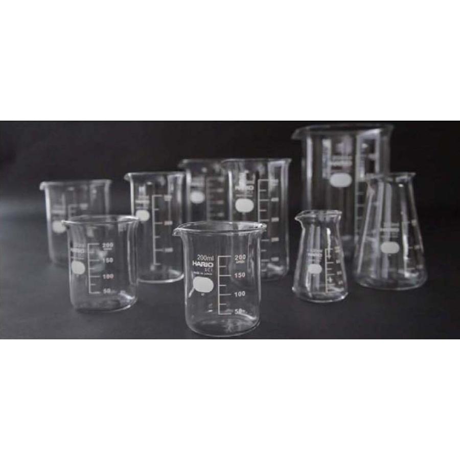 HARIO（ハリオ） ビーカー200ml 理化学品 日本製 B-200-H32 : ガラス