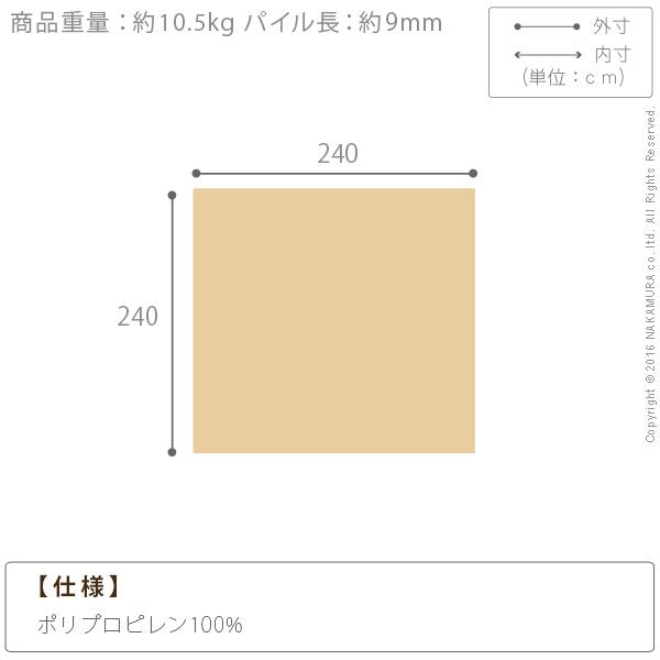 ベルギー製 モダンデザイン ウィルトン織ラグ リトモ 240x240cm おしゃれ ラグマット フロアマット カーペット 送料無料_2