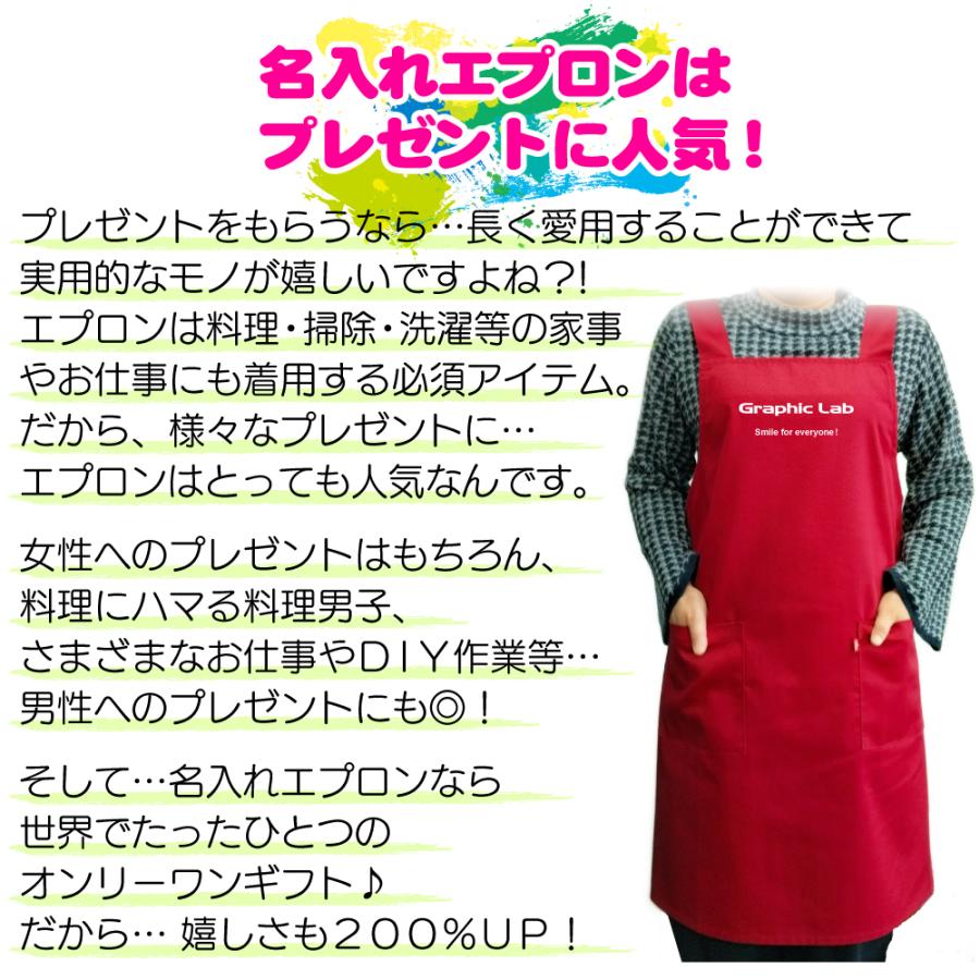 EDWIN（エドウィン） 【 還暦祝い 】 名入れ エプロン 可愛い スマイル
