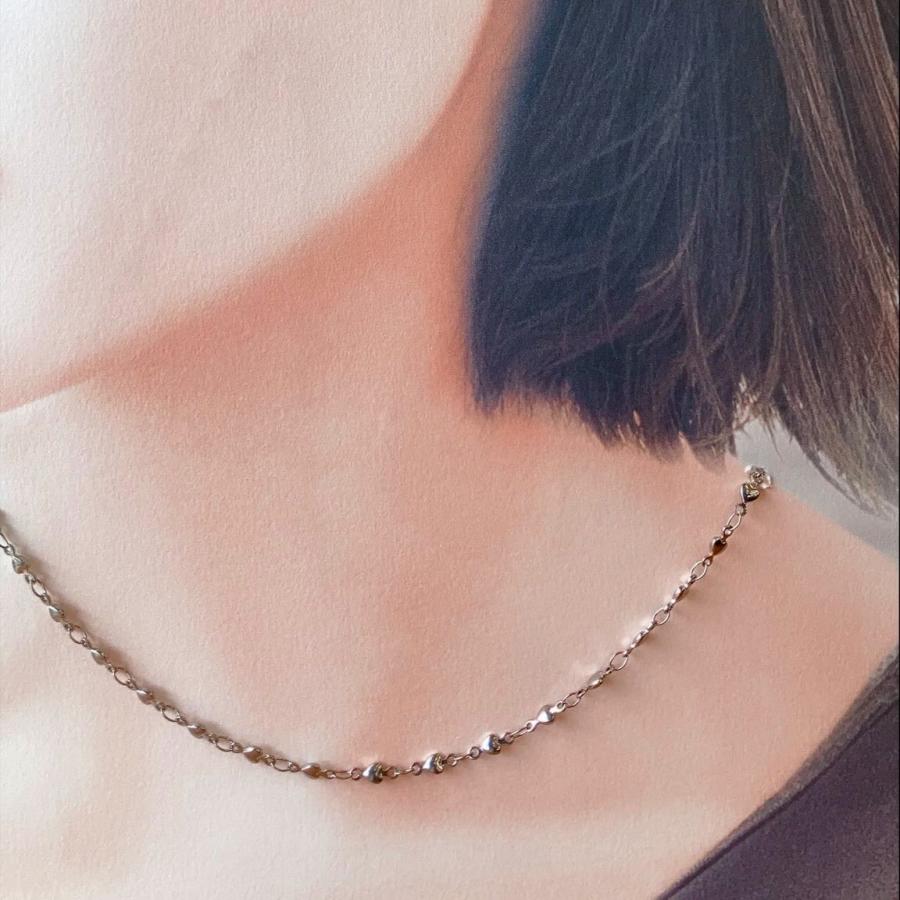 ネックレス チェーン 3mm スイートハート シルバー 35cm〜60cm 1cm単位