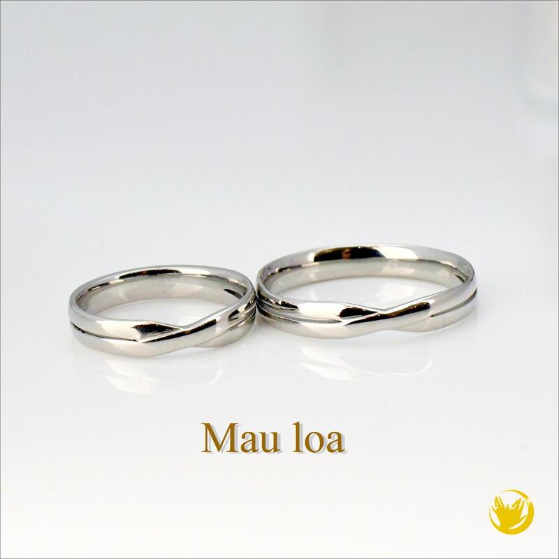Mau loa（マウ ロア）【 永遠 】指輪 刻印 名入れ ステンレス ジーラブ ペアリングMau loa（ マウ ロア ）ジュエリー ハワイ語で永遠を