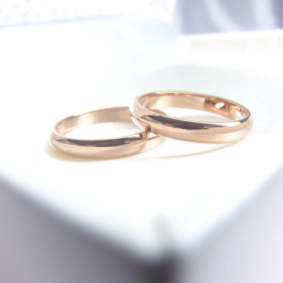 配送員設置送料無料 世界にひとつの桜色マリッジリング ゴールド ペアリング 結婚指輪 シンプル 刻印 純白ブライダルケース付き 2本セット価格 人気トレンド Www Yalaphone Com