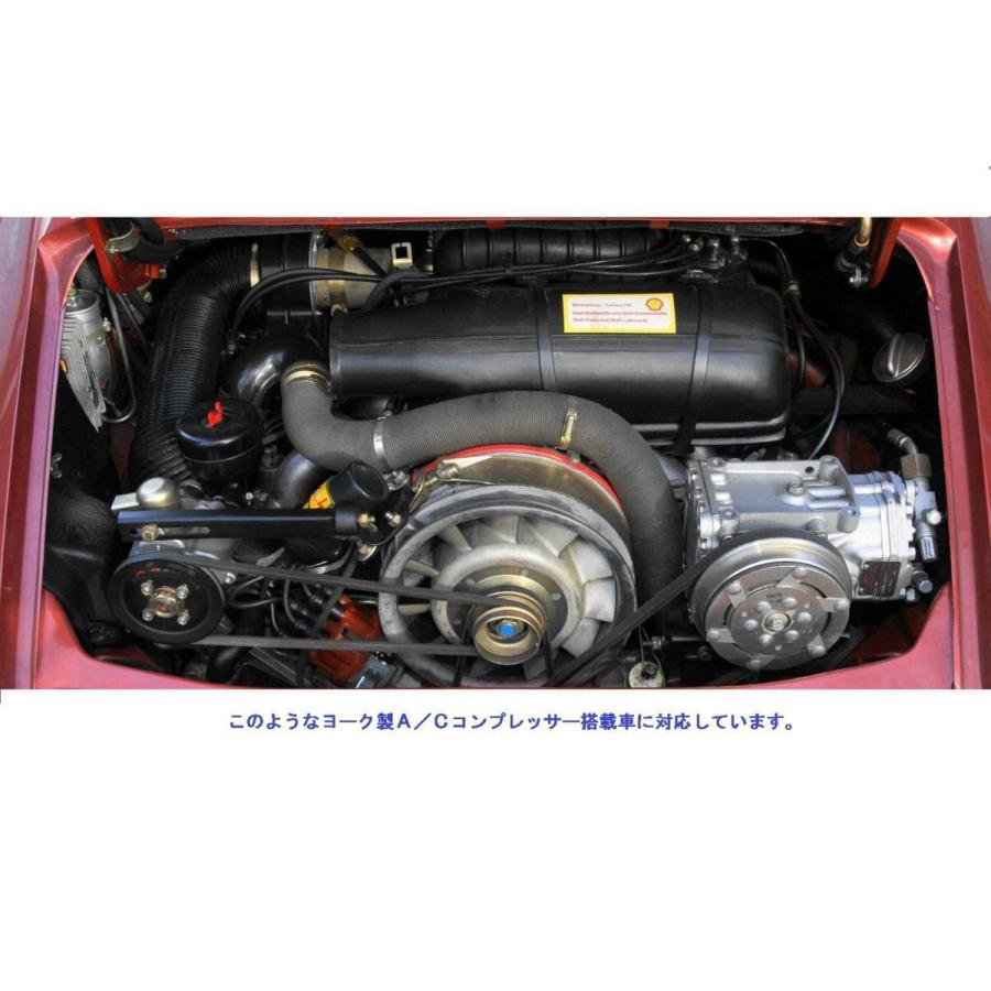 ポルシェ(PORSCHE) 911 930 純正　エアゲージ&エアコンプレッサー PORSCHE（ポルシェ） 911 930 新品 エアコンコンプレッサー ヨークから