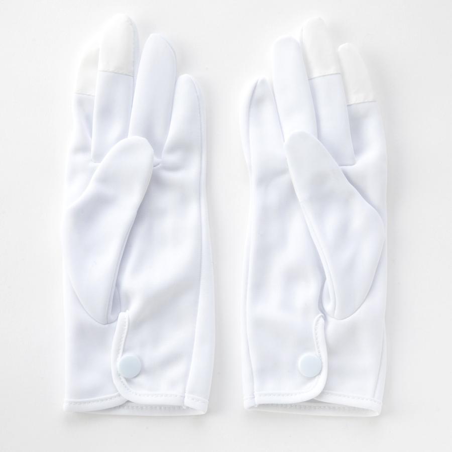 礼装用 手袋 スマホ スマホ対応 礼装用白手袋 作業用手袋 メンズ レディース 小さいサイズ 大きいサイズ ナイロン 3組 3双｜g-love｜14