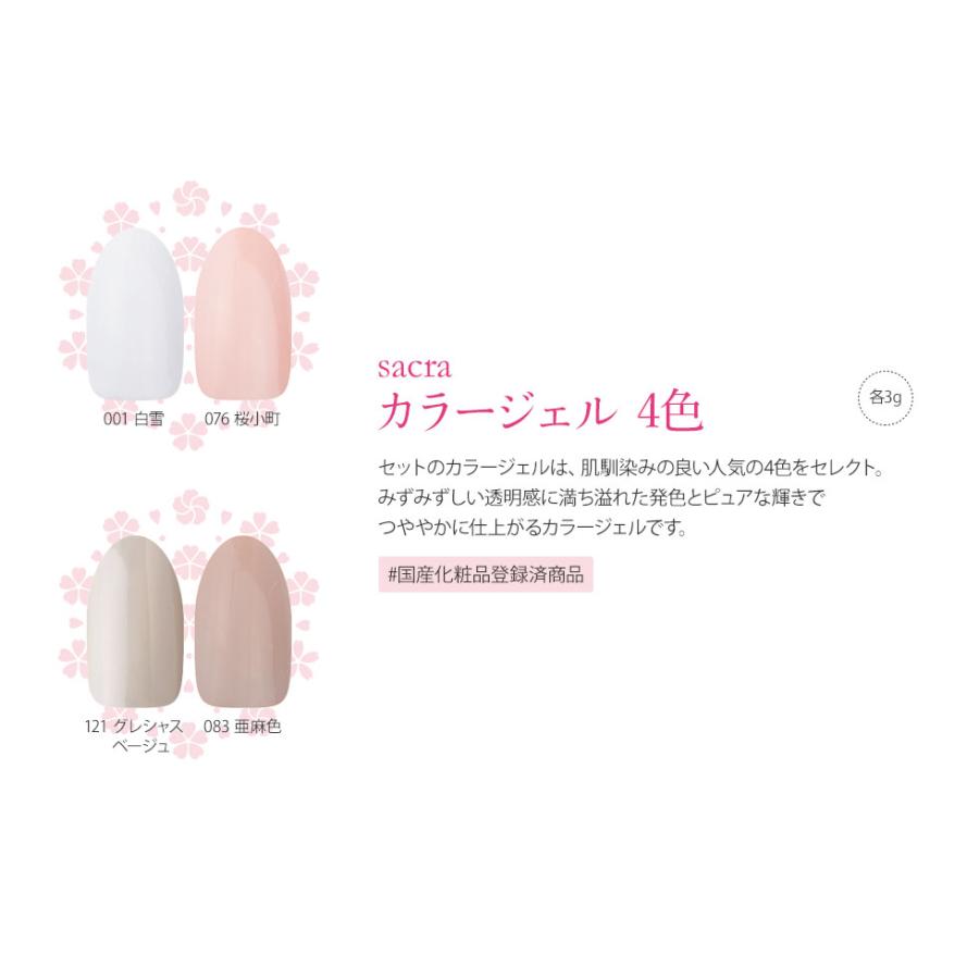 sacra（ネイル） sacra サクラ ジェルネイルスターターキット 国産  