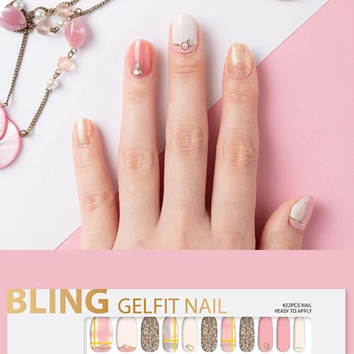 Uvライト ネイルシールセット B上品カラー6色セット Bling Gelfit Nail 貼るだけ 簡単ジェルネイルシール プレゼントにおすすめ Gnna グルービーネイルyahoo 店 通販 Yahoo ショッピング