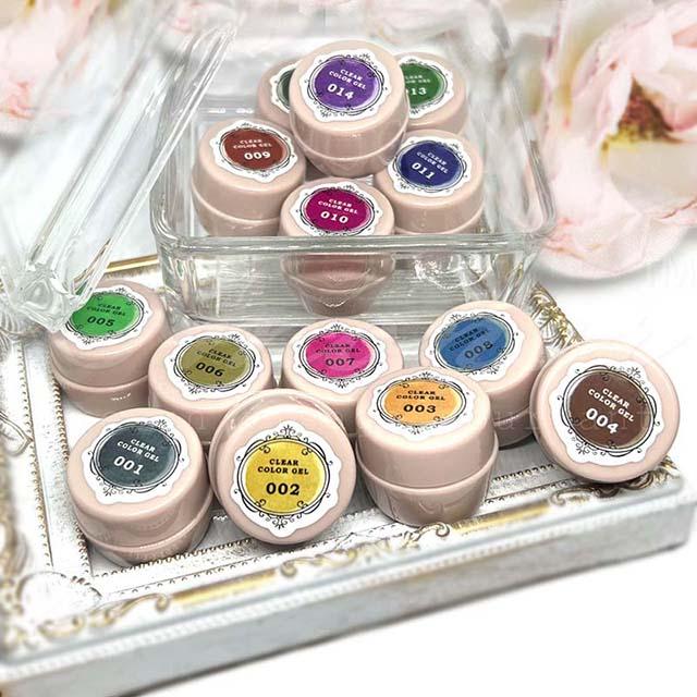 美品 クリア・カラージェル30個セット！まとめ売り プレゼント付♪ わけあり [ LALONA ] Newシロップジェル ( 1-18 ) 7ml 36色 ジェル