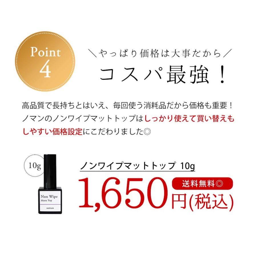 HEMAフリー ノンワイプマットトップジェル 10g ふき取り不要 アクリル