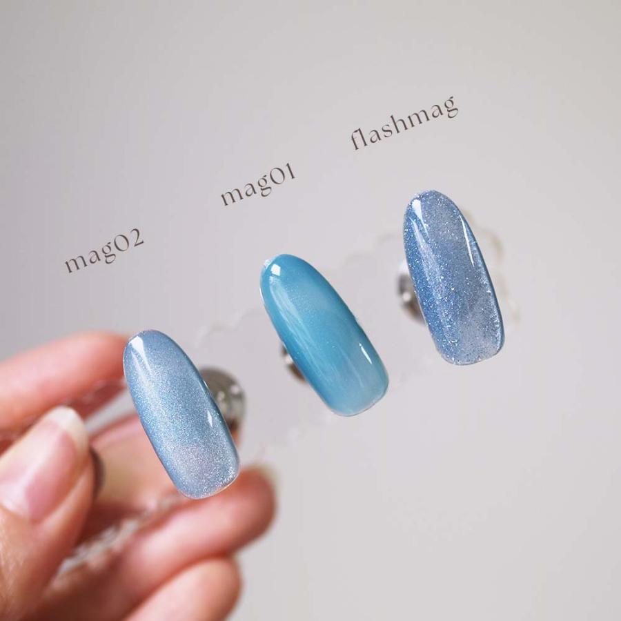 HEMAフリー マグネットジェル＆フラッシュジェル 3色セット 4g サマー