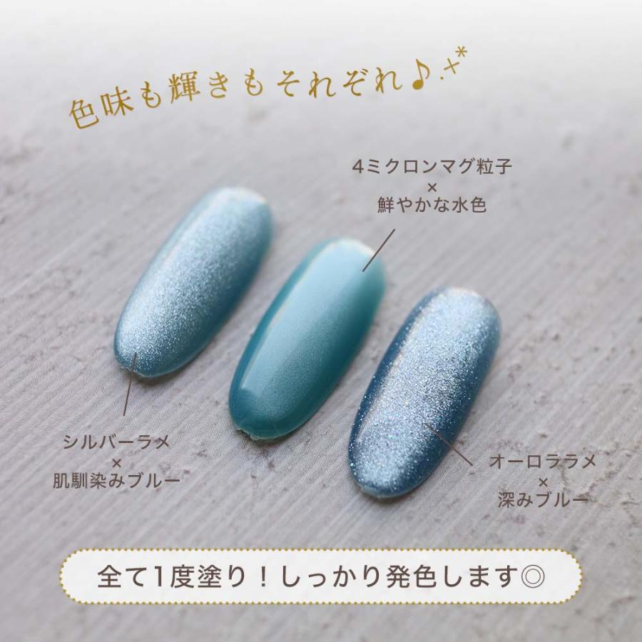 HEMAフリー マグネットジェル＆フラッシュジェル 3色セット 4g サマー