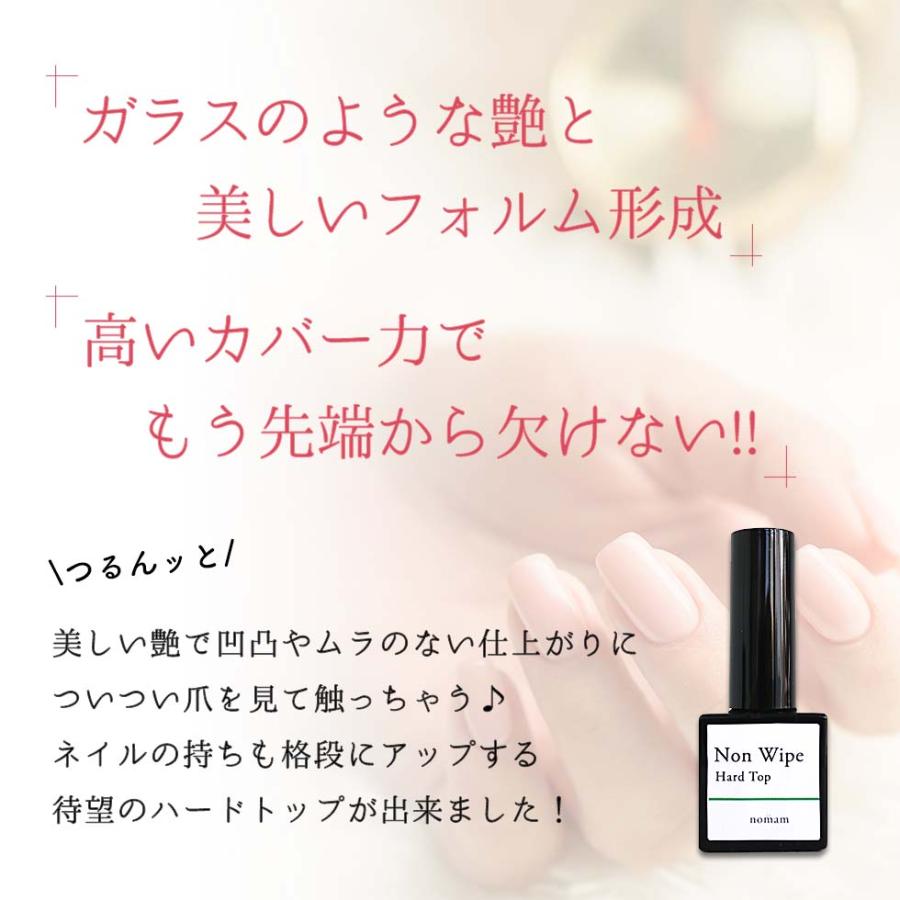 HEMAフリー ノンワイプハードトップジェル 10g ふき取り不要