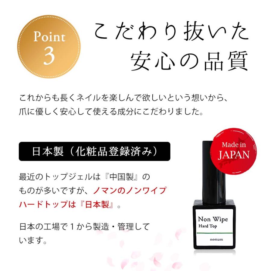 HEMAフリー ノンワイプハードトップジェル 10g ふき取り不要 アクリル