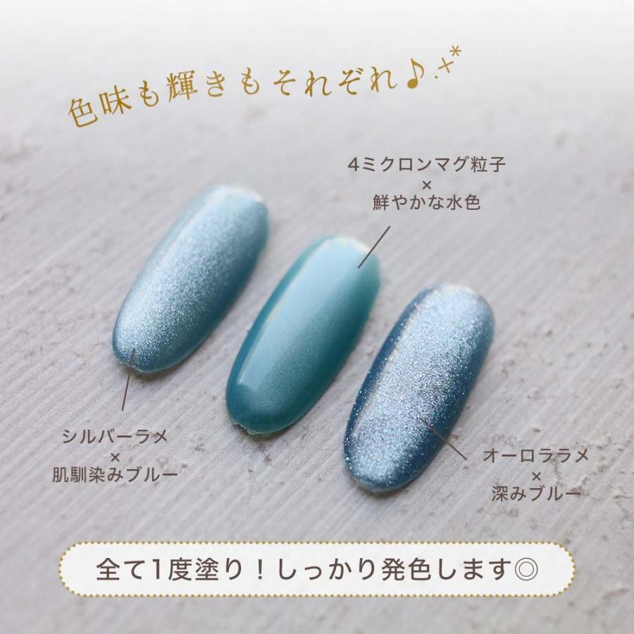 HEMAフリー マグネットジェル＆フラッシュジェル 8色セット うるおい