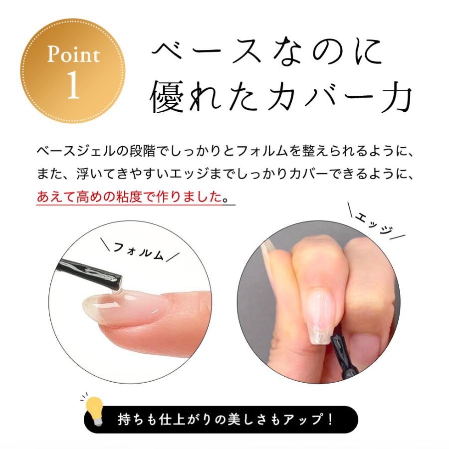 HEMAフリー ベースジェル 10g 2WAY アクリル酸フリー 日本製