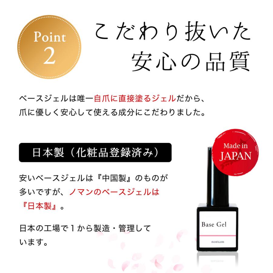 HEMAフリー ベースジェル 10g 2WAY アクリル酸フリー 日本製