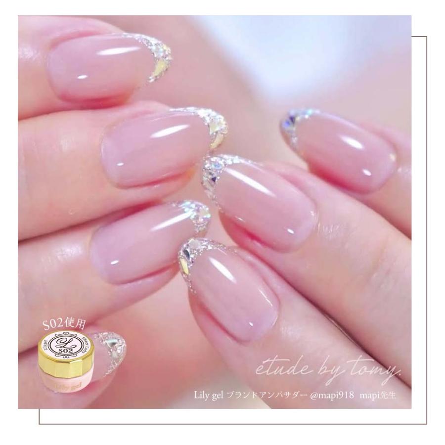 新品or未使用に近い リリージェル リリージェル Lily gel カラージェル シアーシリーズ 全6色 S01~06