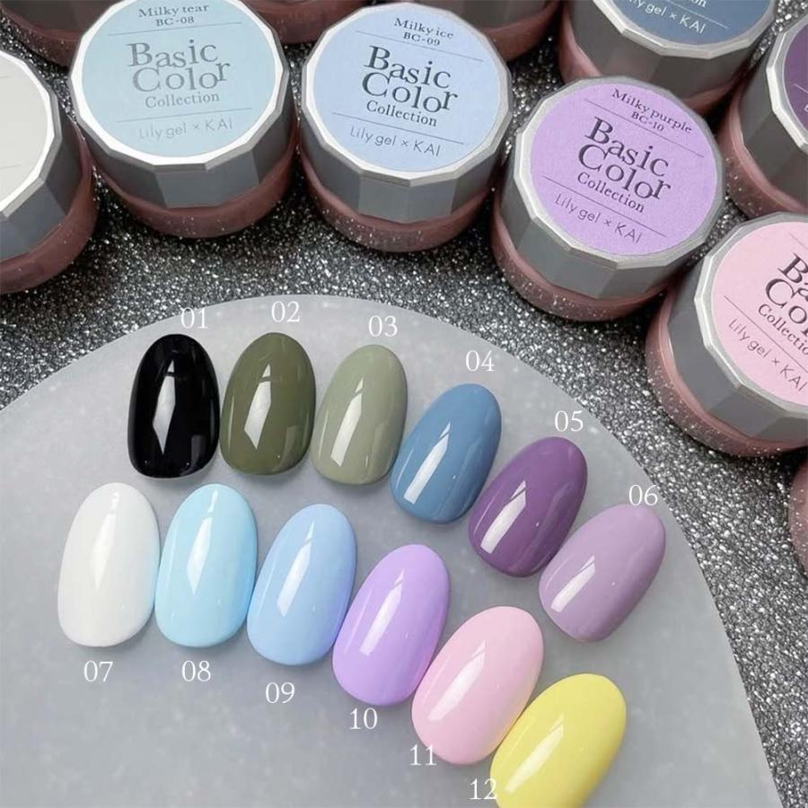 リリージェル Lily gel カラージェル KAI ベーシックカラー